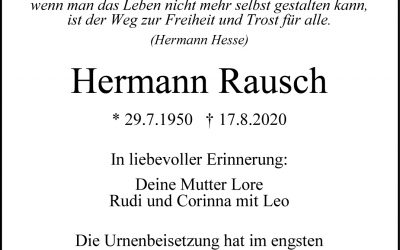 † Hermann Rausch