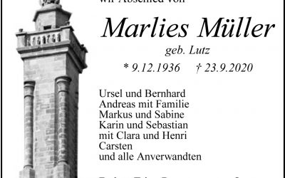 † Marlies Müller